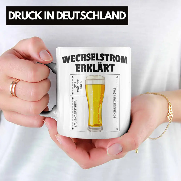 Elektriker Tasse Spruch Männer Geschenk Lustig Gadget Geschenke Kaffeebecher Tassen Weiß Trendation