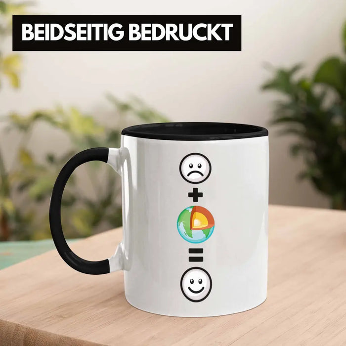 Geologe Tasse Geschenk für Geologen Lustige Geschenkidee :( + Geologie = :) Geburtstag Trendation