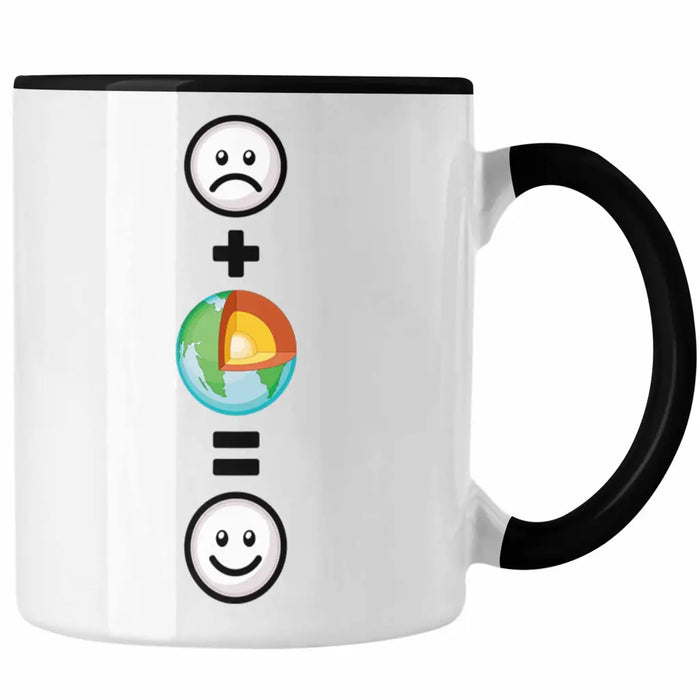 Geologe Tasse Geschenk für Geologen Lustige Geschenkidee :( + Geologie = :) Geburtstag Trendation