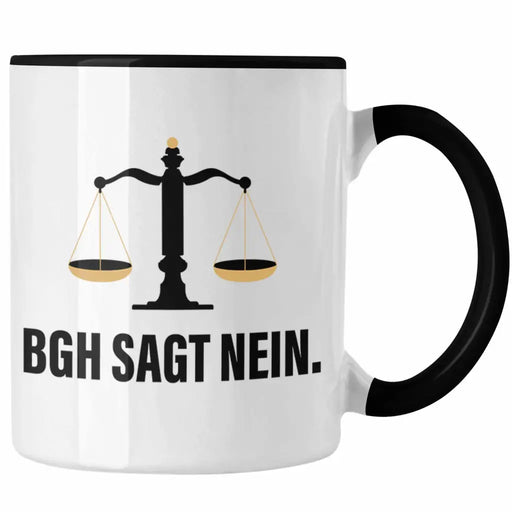 Jura Geschenk Tasse mit Spruch für Jurist Juristin Geschenkideen Lustig für Examen Staatsexam Trendation