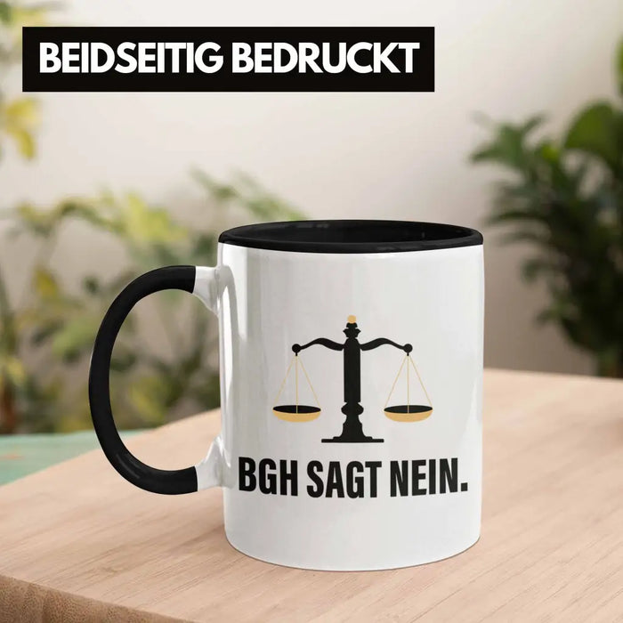 Jura Geschenk Tasse mit Spruch für Jurist Juristin Geschenkideen Lustig für Examen Staatsexam Trendation