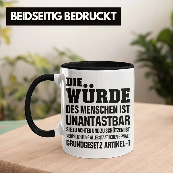 Jura Geschenk Tasse mit Spruch für Jurist Juristin Geschenkideen Lustig Examen Staatsexamen Trendation