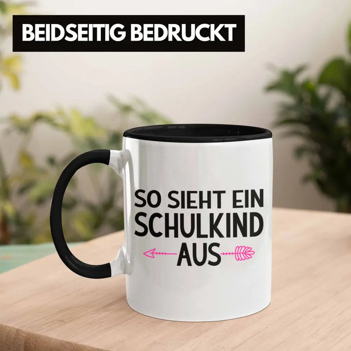 Kita Abgängerin 2022 Einschulung Mädchen Geschenk Tasse Schulstart 1. Schultag Schuleinführung Schulanfang Geschenkidee Schulkind Lustig Trendation