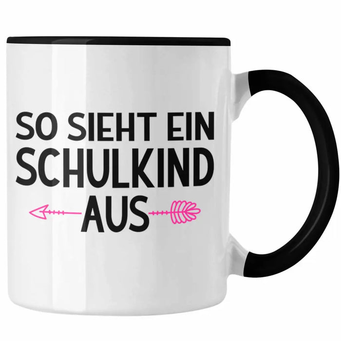Kita Abgängerin 2022 Einschulung Mädchen Geschenk Tasse Schulstart 1. Schultag Schuleinführung Schulanfang Geschenkidee Schulkind Lustig Trendation