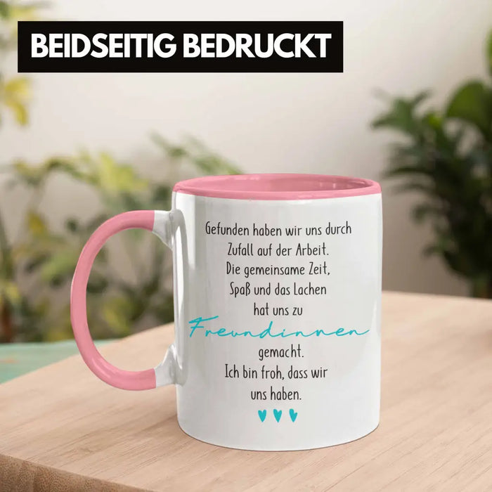 Kollegin Tasse Geschenk Beste Arbeitskollegin Geschenkidee Abschied Abschiedsgeschenk von Kolleginnen zu Freundinnen Rosa Trendation