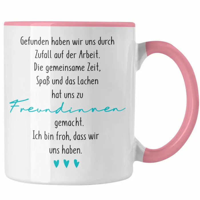 Kollegin Tasse Geschenk Beste Arbeitskollegin Geschenkidee Abschied Abschiedsgeschenk von Kolleginnen zu Freundinnen Rosa Trendation