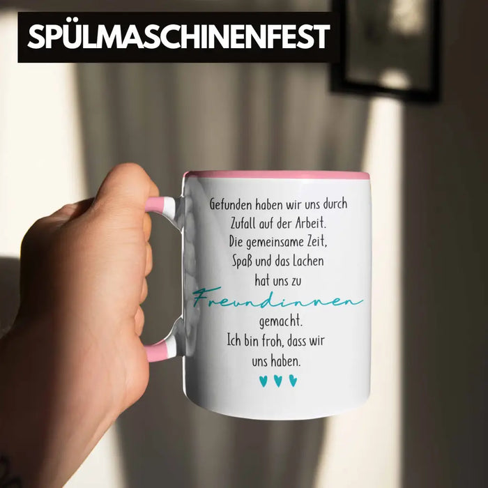 Kollegin Tasse Geschenk Beste Arbeitskollegin Geschenkidee Abschied Abschiedsgeschenk von Kolleginnen zu Freundinnen Rosa Trendation