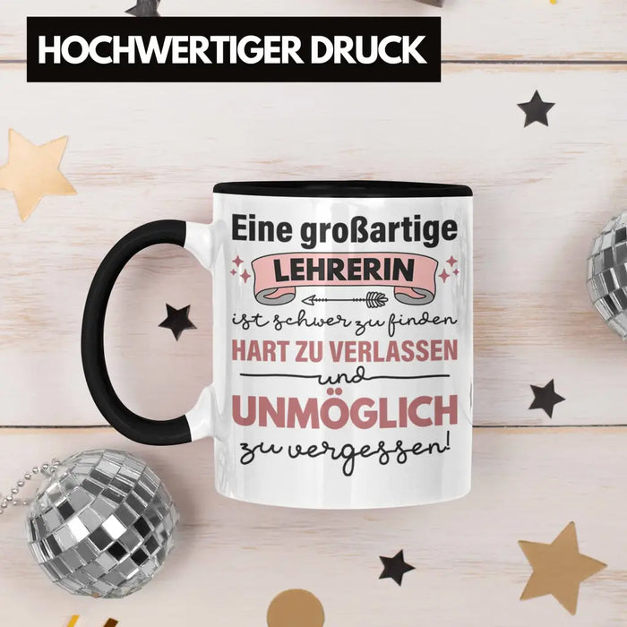Lehrerin Geschenk Tasse Geschenkidee Lustig Danke Sprüche Dankeschön Grundschule Trendation