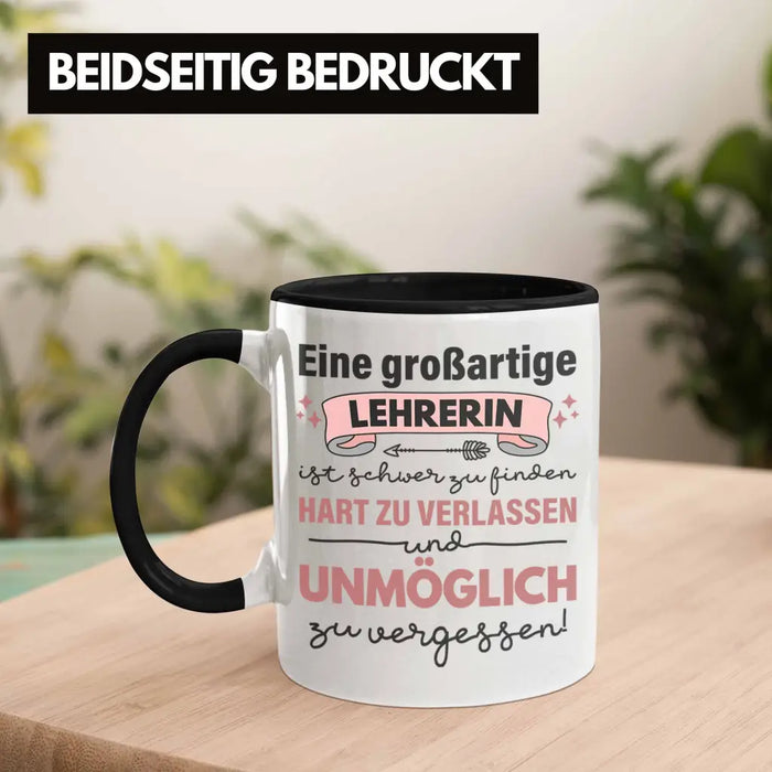 Lehrerin Geschenk Tasse Geschenkidee Lustig Danke Sprüche Dankeschön Grundschule Trendation
