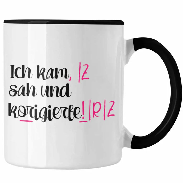 Lehrerin Geschenk Tasse Spruch Grundschule Geschke Lustig für Lehrerinnen Abschied Geschenkidee Englisch Deutsch Trendation