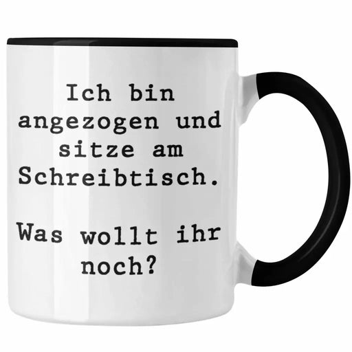 Lustige Tasse für Kollegen Kollegin Spruch Witzig Arbeit Tasse Bürotasse Kaffeebecher Becher für Büro Lustig Spruch Trendation