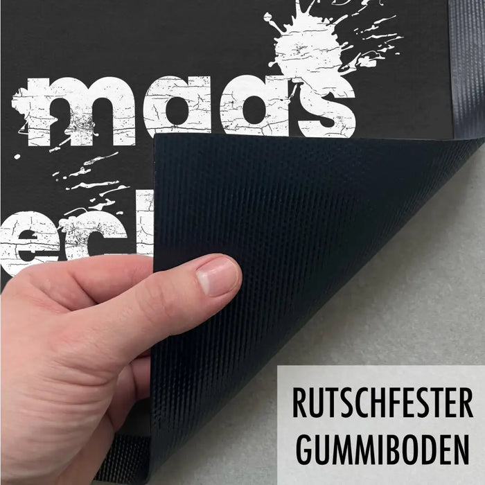 Ich Mags Dreckig Fußmatte mit Spruch Geschenk Nachbarn mit Humor 60x40 cm Schwarz-3 Trendation