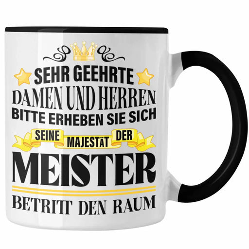 Meisterprüfung Bestanden Geschenke Meister Prüfung Tassen Männer Metallbauer Schreiner Dachdecker Maler Elektrotechnik Elektronik Trendation