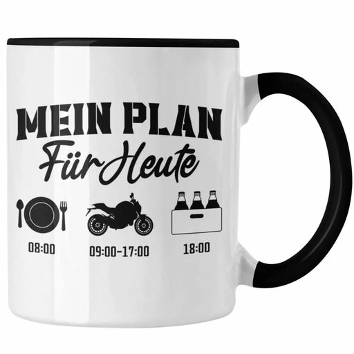 Motorradfahrer Geschenk für Männer Motorrad Tasse Sprüche Kaffeetasse für Biker Herren Trendation