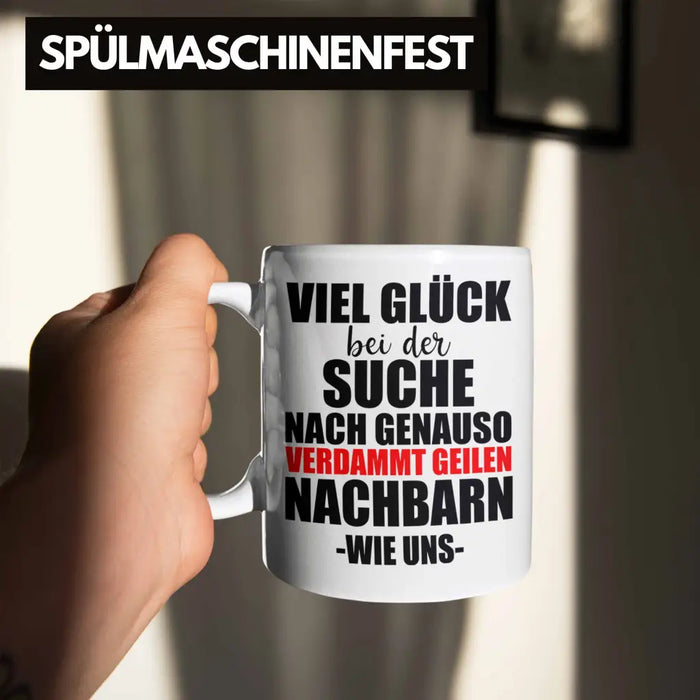 Nachbarn Abschied Geschenk Tasse Abschiedsgeschenk Nachbarin Nachbar Bester Nachbar Weiß Trendation