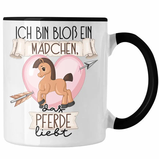 Pferde Reiterin Tasse Geschenk Frauen Ich Bin Bloß Ein Mädchen Das Pferde Liebt Reiten Pferdeliebhaber Geschenk Spruch Geburtstag Trendation