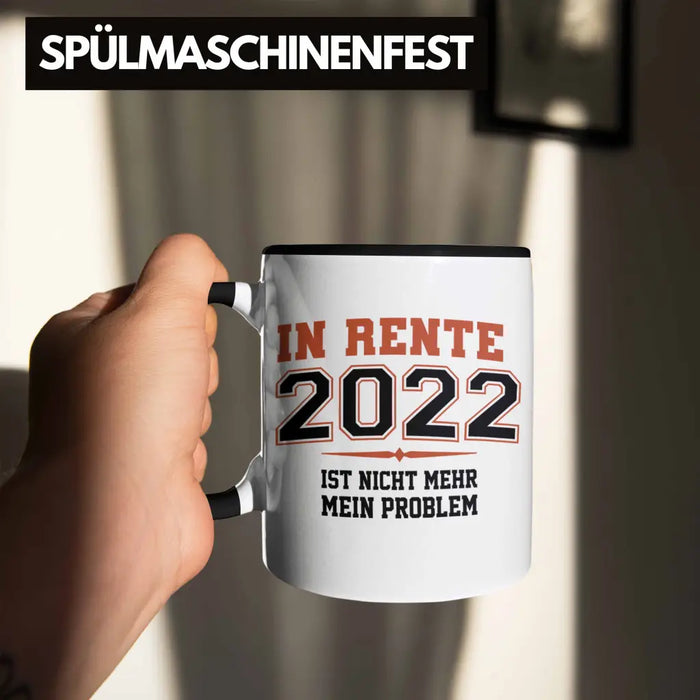 Renter 2022 Tasse Ruhestand Geschenk Rente für Mann Frau Lustig Renteneintritt Abschied Rentnerin Spruch Trendation