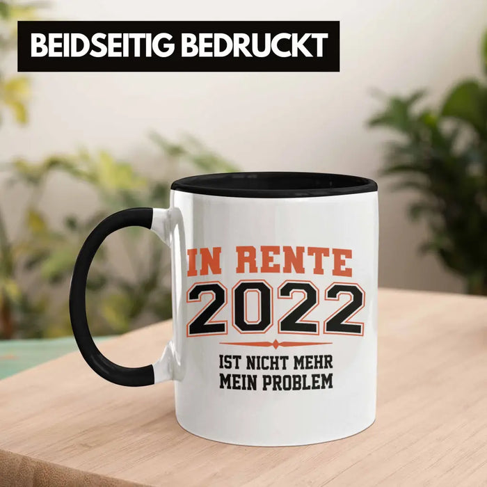 Renter 2022 Tasse Ruhestand Geschenk Rente für Mann Frau Lustig Renteneintritt Abschied Rentnerin Spruch Trendation
