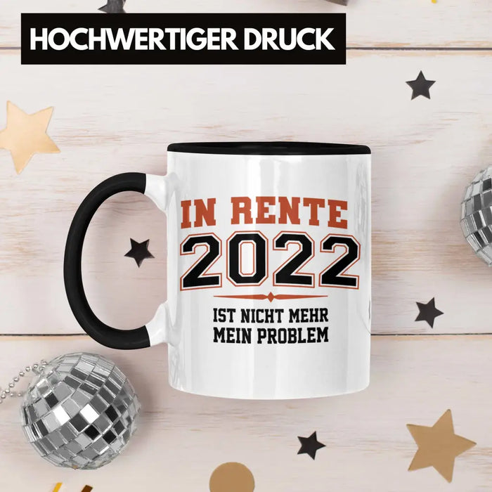 Renter 2022 Tasse Ruhestand Geschenk Rente für Mann Frau Lustig Renteneintritt Abschied Rentnerin Spruch Trendation