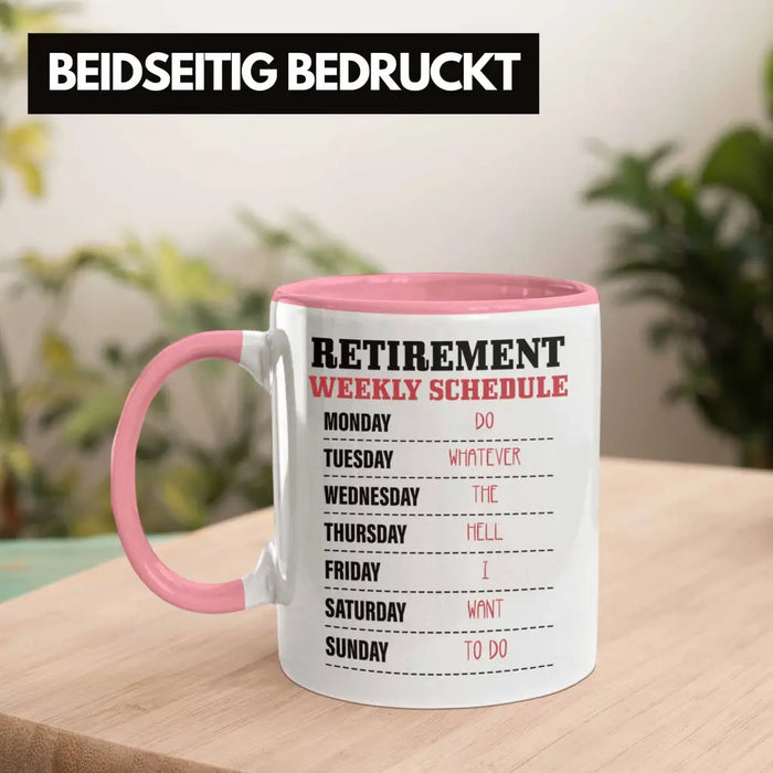 - Renter Tasse Ruhestand Geschenk Rente für Mann Frau Lustig Renteneintritt Abschied Rentnerin Sprüche Rosa Trendation