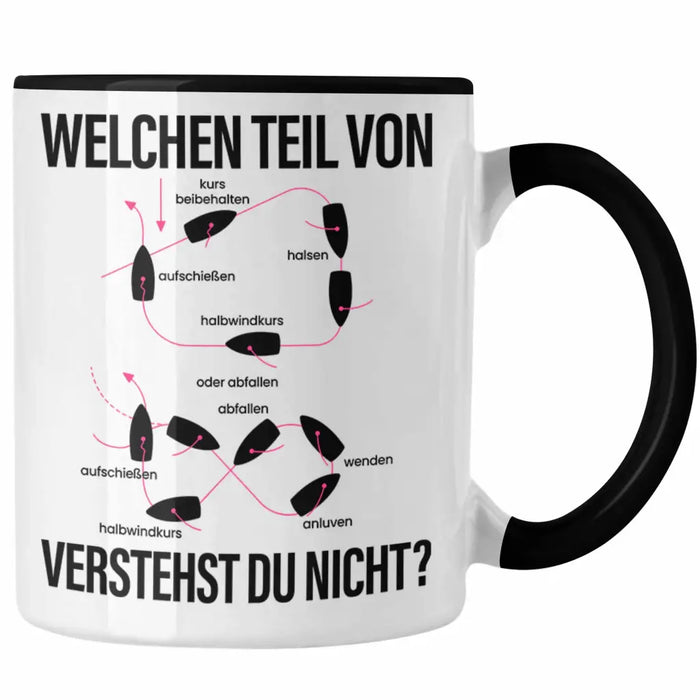 Schiff Fahrer Tasse Kapitän Manöver Boot Yacht Geschenk Lustig Welchen Teil Verstehst Du Nicht Trendation