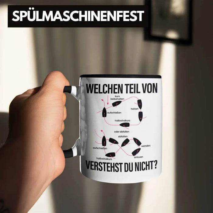 Schiff Fahrer Tasse Kapitän Manöver Boot Yacht Geschenk Lustig Welchen Teil Verstehst Du Nicht Trendation