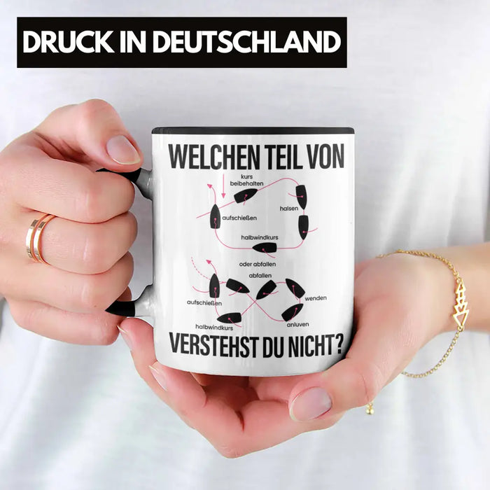 Schiff Fahrer Tasse Kapitän Manöver Boot Yacht Geschenk Lustig Welchen Teil Verstehst Du Nicht Trendation