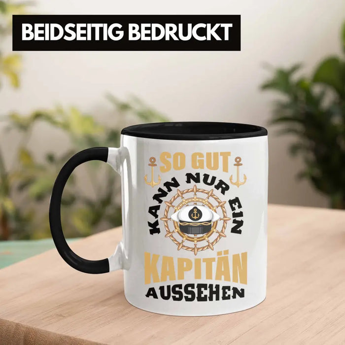Segeln Geschenk Tasse Segler Geschenkidee Segelboot Kapitän Kaffeetasse Kaffeebecher So Gut Kann Nur Ein Kapitän Aussehen Trendation