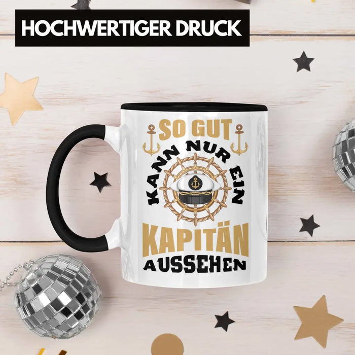 Segeln Geschenk Tasse Segler Geschenkidee Segelboot Kapitän Kaffeetasse Kaffeebecher So Gut Kann Nur Ein Kapitän Aussehen Trendation