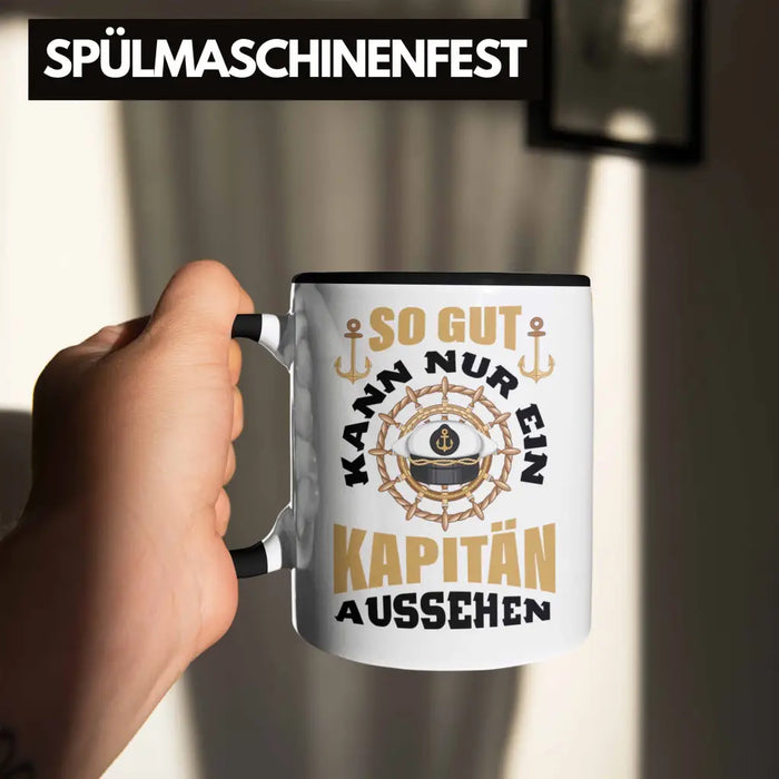 Segeln Geschenk Tasse Segler Geschenkidee Segelboot Kapitän Kaffeetasse Kaffeebecher So Gut Kann Nur Ein Kapitän Aussehen Trendation