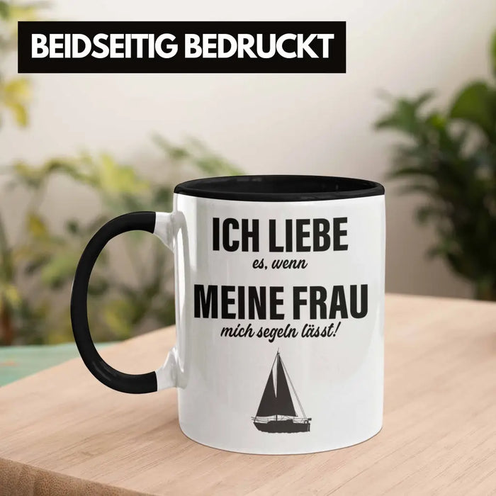 Segeln Geschenk Tasse Segler Geschenkidee Segelmboot Kapitän Kaffeetasse Kaffeebecher Trendation