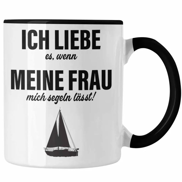 Segeln Geschenk Tasse Segler Geschenkidee Segelmboot Kapitän Kaffeetasse Kaffeebecher Trendation