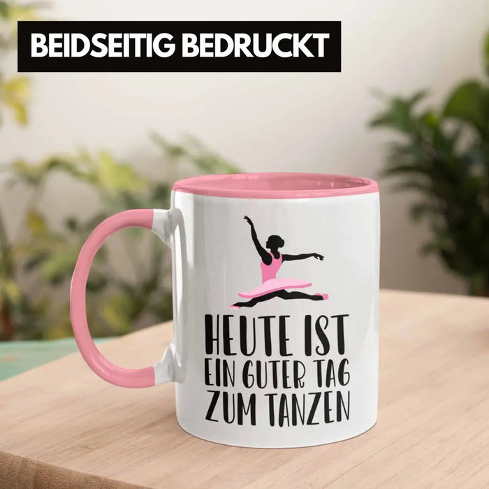 Tanzen Tasse Geschenk Tänzerin Geschenkideen Mädchen Frau Kinder Spruch Tanz-Lehrer Lehrerin Rosa Trendation