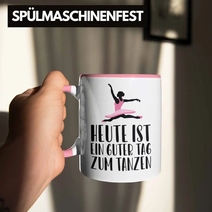 Tanzen Tasse Geschenk Tänzerin Geschenkideen Mädchen Frau Kinder Spruch Tanz-Lehrer Lehrerin Rosa Trendation