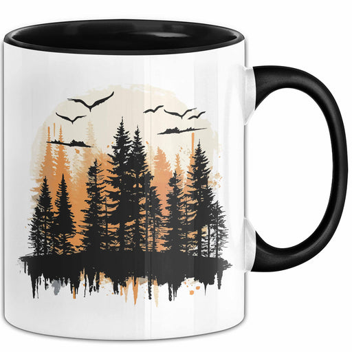 Wald Tasse Geschenk Wandern Geschenkidee Wanderlustige Trendation