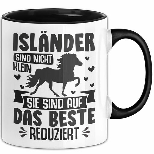 Isländer Pferde Tasse Geschenk Isländische Reiterin Geschenkidee Pferde-Liebhaber Geburtstag Kaffee-Becher Trendation