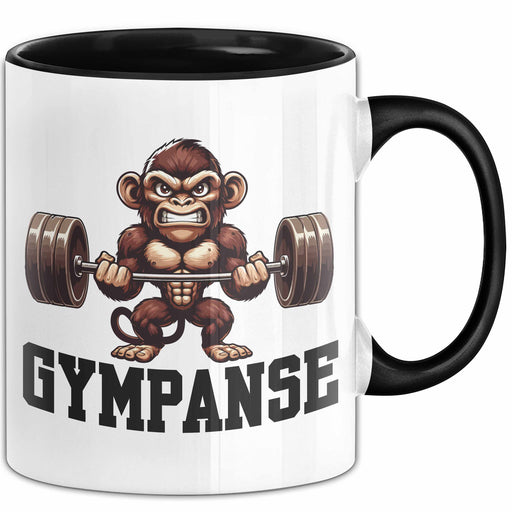 Gympanse Tasse Fitness Gym Affe Schimpanse Bodybuilding Trendation