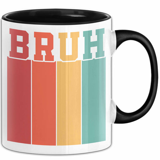 Bruder Bester Freund Geschenkidee Bruh Tasse Geschenk Kaffee-Becher Trendation