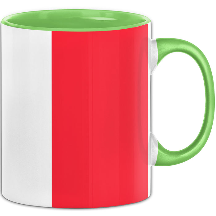 Frankreich Flagge Tasse Geschenk Fußball-Fans Europa 3D Alloverprint Grün Trendation
