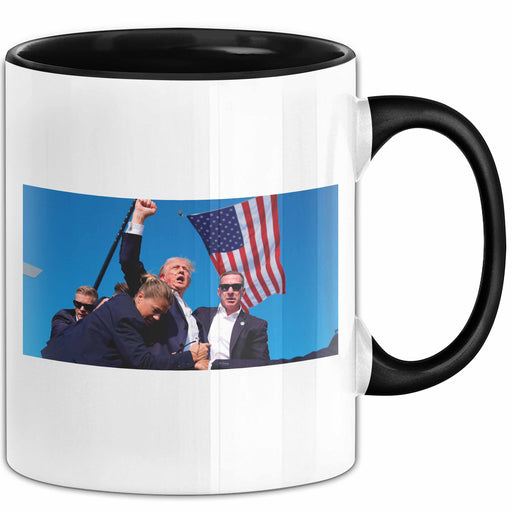 Donald Trump Tasse 2024 Angeschossen Schuss USA Wahlen Trendation