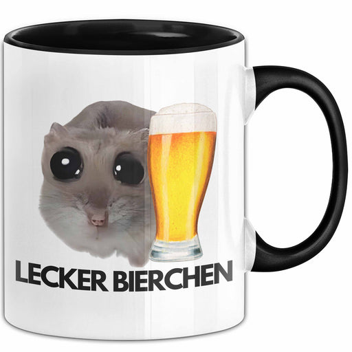 Sad Hamster Tasse Lecker Bierchen Geschenkidee Dank Meme Trauriger Hamster Memes Trendation