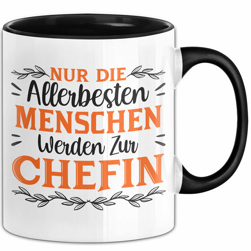 Chefin Tasse Geschenk Nur Die Allerbesteb Menschen Werden Zur Chefin Beste Chefin Vorgesetzte Kaffee-Becher Trendation
