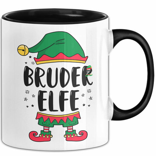 Bruder Elf Tasse Geschenk Familienfeier Weihnachten Lustige Geschenkidee Geburtstag Kaffee-Becher Trendation