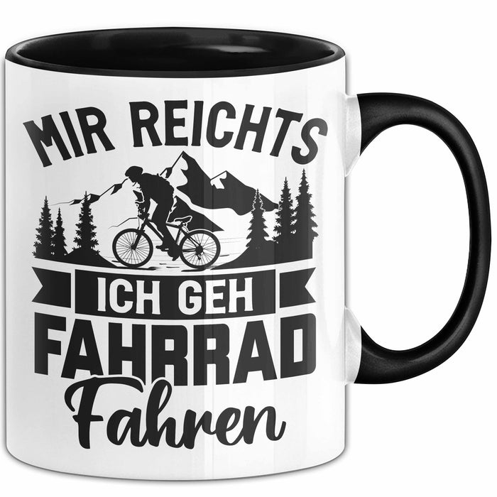 Mir Reichts Ich Geh Fahrrad Fahren Tasse Geschenk Für Fahrradfahrer Kaffee-Becher Trendation