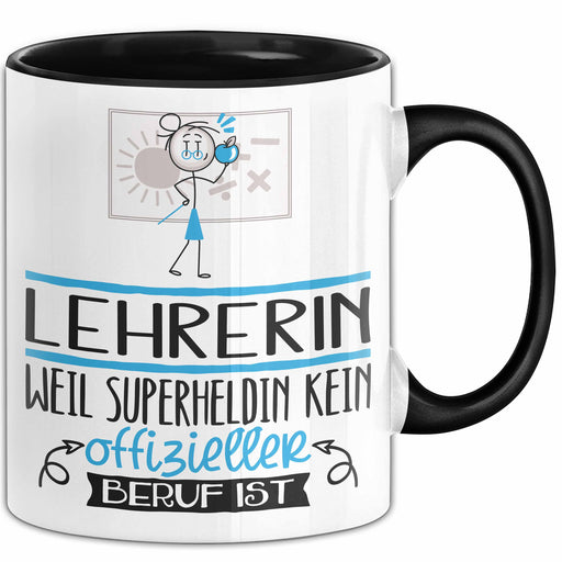 Lehrerin Geschenk Tasse Lustiger Spruch Lehrerin Weil Superheldin Kein Offizieller Beruf Ist Geschenkidee Trendation