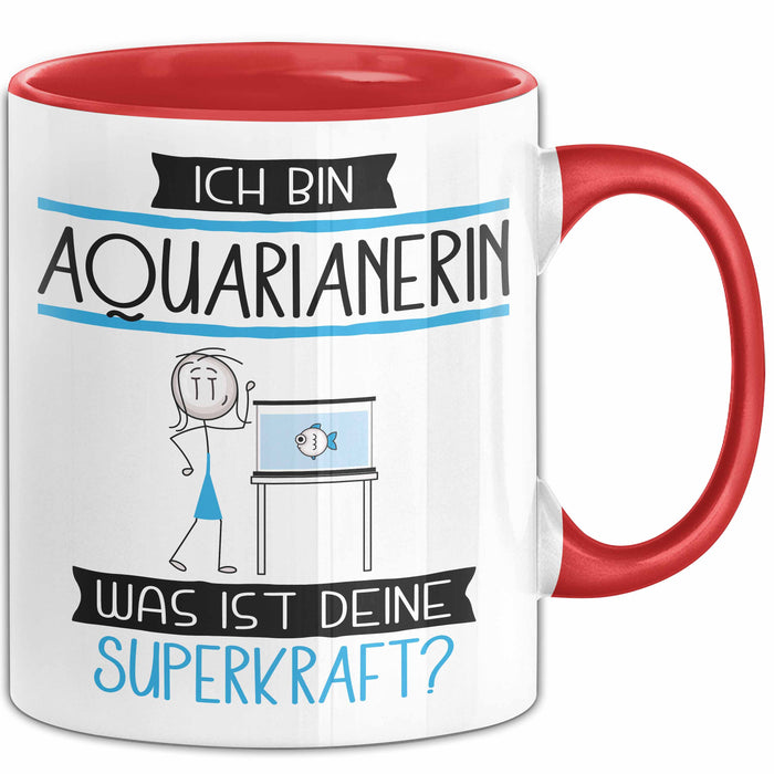 Tierfreundin Geschenk Tasse Ich Bin Tierfreundin Was Ist Deine Superkraft Geschenkidee Lustig Geburtstag Weihnachten Rot Trendation