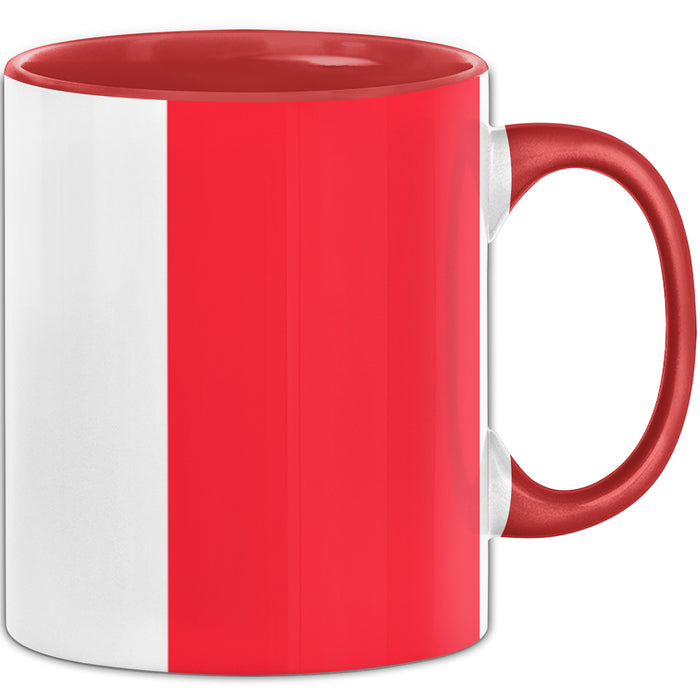 Frankreich Flagge Tasse Geschenk Fußball-Fans Europa 3D Alloverprint Rot Trendation
