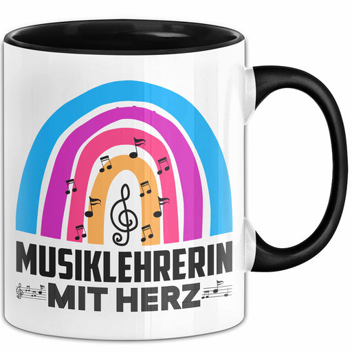 Musiklehrerin Mit Herz Tasse Lustiges Geschenk Für Musik-Lehrerin Trendation