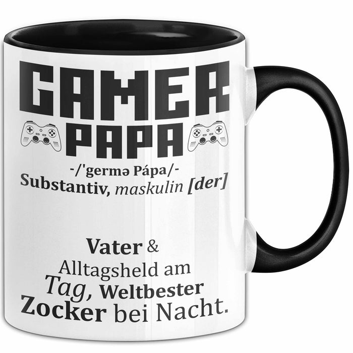 Gamer Papa Tasse Geschenk Vater Zocker Geschenkidee Vatertag Bester Papa Trendation