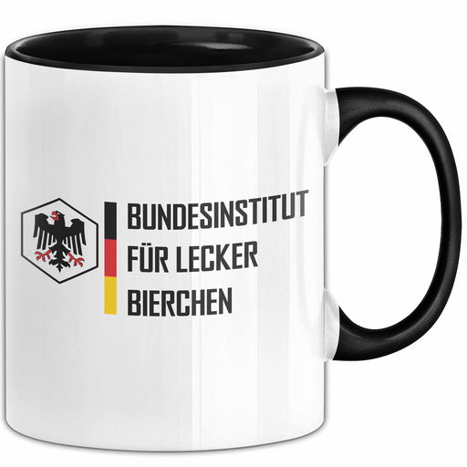 Männner Tasse Geschenk Bundesinstitut Für Lecker Bierchen Kaffee-Becher Trendation